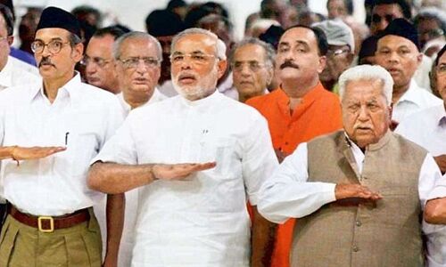 Rashtriya Swayamsevak Sangh | आरएसएस का खिलौना बन रहे नरेंद्र मोदी, नीतीश और मायावती जैसे शूद्र