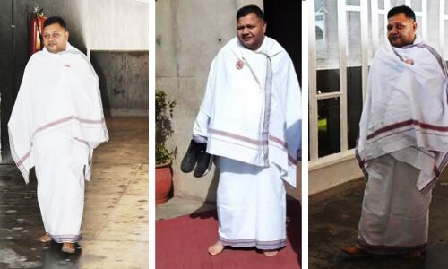 Faridabad News : कांग्रेस विधायक ने सिले हुए कपड़े और पांव में जूते-चप्पल न पहनने की खाई कसम, यह है पूरा मामला