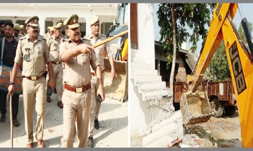 Saharanpur News : 24 घंटे में करो सरेंडर नहीं तो ध्वस्त कर देंगे मकान, गैंगरेप के आरोपियों के घर बुलडोजर लेकर पहुंची पुलिस