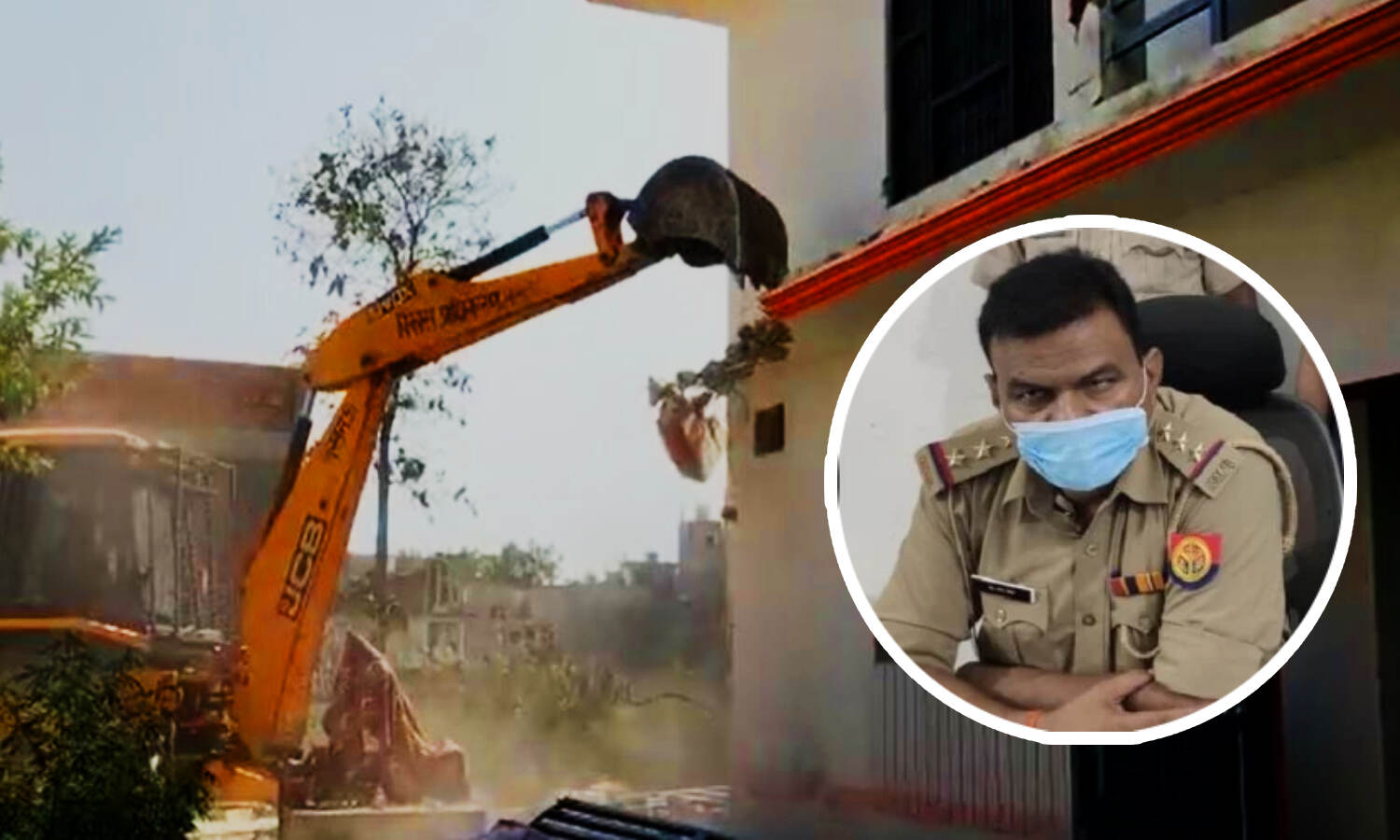 Gorakhpur News : मलबे में तब्दील 1 करोड़ का घर, मनीष गुप्ता हत्याकांड के मुख्यारोपी इंस्पेक्टर के घर पर चला बाबा का बुलडोजर