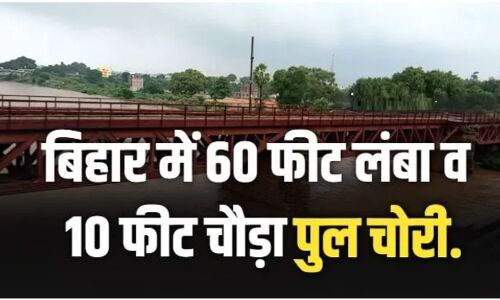 Bihar News: दिनदहाड़े 60 फुट लंबा 500 टन भारी पुल चोरी, अफसर बनकर आए चोर, पुल कटवाया, ट्रक पर लादा और चल दिए