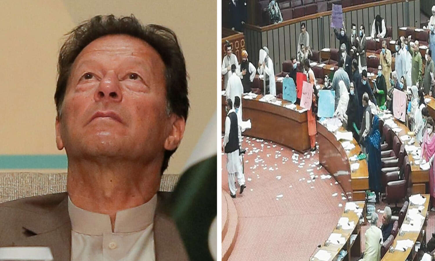 Imran Khan को उलटा पड़ा विदेशी साजिश वाला दांव, अविश्वास प्रस्ताव पर पाकिस्तानी संसद में हाई वोल्टेज ड्रामा