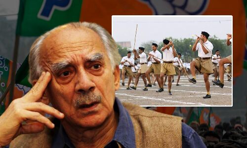 Arun Shourie On RSS : मोदी की आर्मी का हिस्सा बन गए RSS नेता, संघ केवल मुखौटा, भाजपा अब पार्टी नहीं सिर्फ चुनावी मशीन - अरुण शौरी