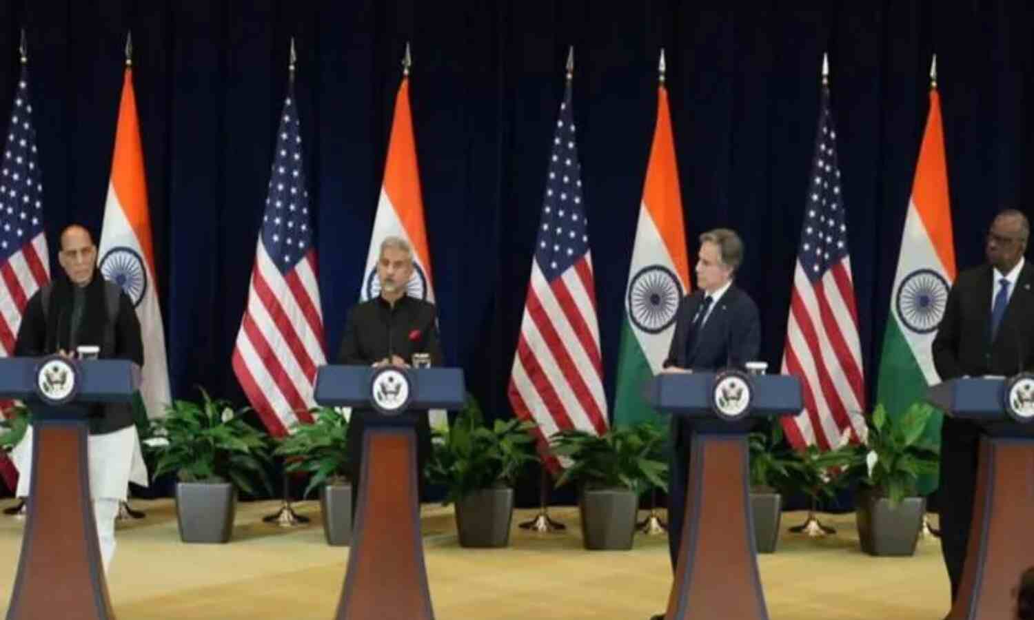 India-US 2+2 Dialogue : भारत में मानवाधिकारों की स्थिति चिंताजनक, अमेरिकी विदेश मंत्री ने दी चेतावनी