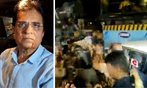 BJP नेता की कार पर हमला, मुंह से निकला खून-गाड़ी के शीशे टूटे, राणा दंपति से मिलने पहुंचे थे किरीट सोमैया