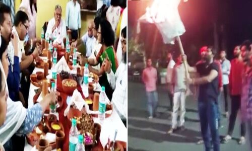 BHU की इफ्तार पार्टी में VC के शामिल होने पर बवाल, छात्रों ने फूंका पुतला, बोले- जामिया और JNU चले जाएं कुलपति