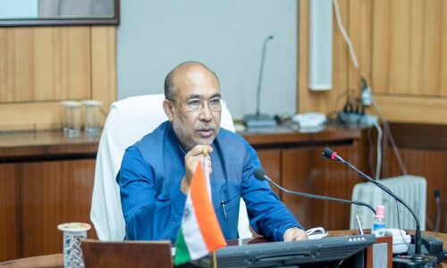 Manipur News : मणिपुर के मुख्यमंत्री ने एक परिवार में एक आजीविका का लक्ष्य हासिल करने के लिए नाबार्ड से मांगी मदद