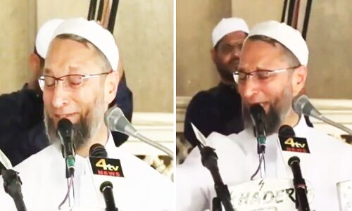 Asaduddin Owaisi News : भाषण के दौरान रो पड़े असदुद्दीन ओवैसी, बोले - जालिमों सुनो, तुम्हारे जुल्म से डरने वाले नहीं हैं हम