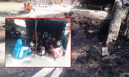 Sambhal News : अचानक लगी आग से झोपड़ी नुमा 3 घर जले, 8 पशु भी आए चपेट में- एक की मौत Sambhal News : अचानक लगी आग से झोपड़ी नुमा 3 घर जले, 8 पशु भी आए चपेट में- एक की मौत