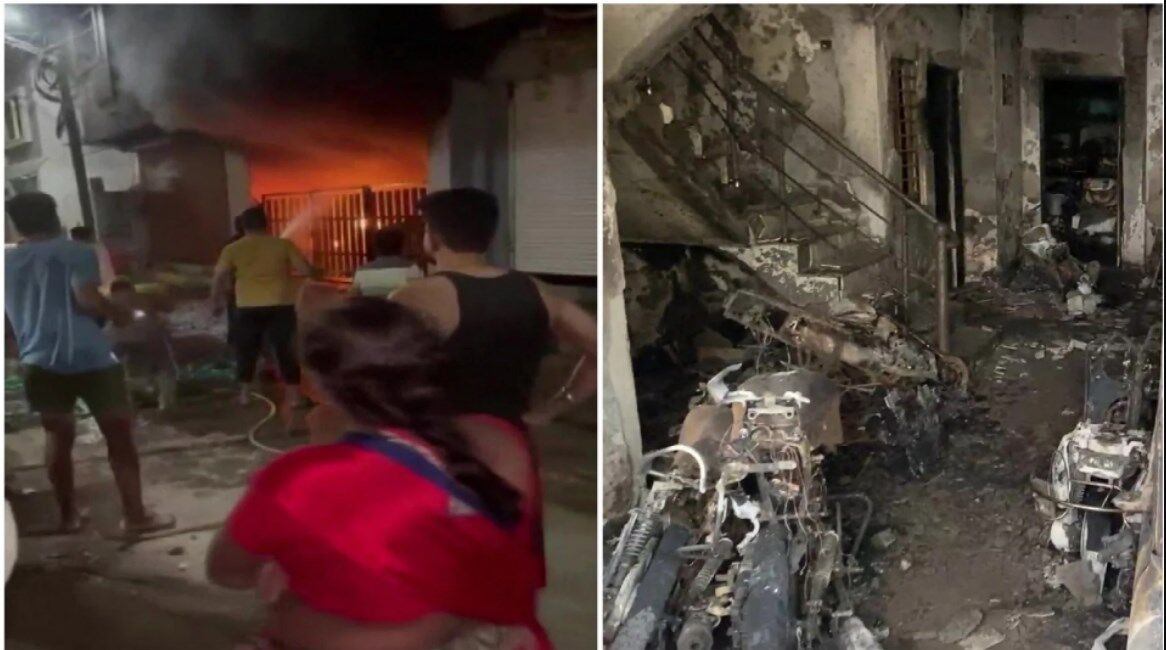 Indore News: इंदौर में दो मंजिला इमारत में लगी भीषण आग, 7 लोगों की जिंदा जलकर मौत