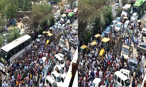 Bulldozer Drive In Shaheen Bagh: शाहीन बाग में बुलडोजर पर बवाल, सड़क पर उतरे लोग, AAP विधायक भी विरोध में हुए शामिल