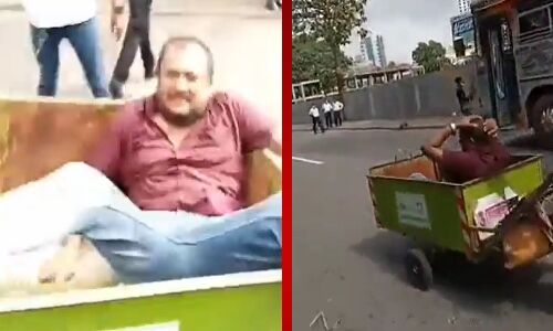 Sri Lanka Crisis : गुस्साई जनता ने कचरे की गाड़ियों में डाले राजपक्षे के समर्थक, भारतीय ट्विटर यूजर्स बोले BJP-RSS समर्थकों का भी होगा ये हाल