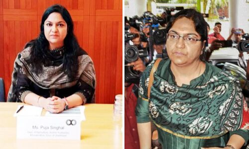 Pooja Singhal Arrested : IAS पूजा सिंघल और पति अभिषेक झा गिरफ्तार, लंबी पूछताछ के बाद ED का एक्शन