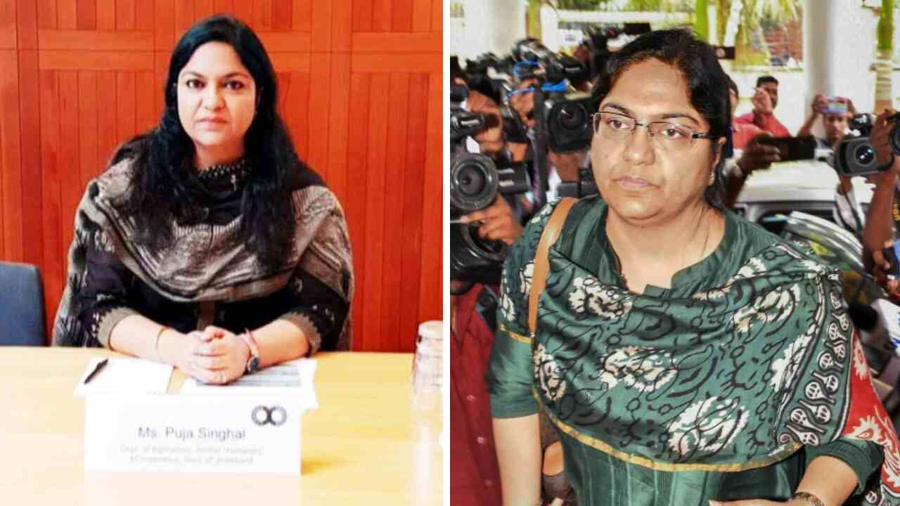 Pooja Singhal Arrested : IAS पूजा सिंघल और पति अभिषेक झा गिरफ्तार, लंबी पूछताछ के बाद ED का एक्शन