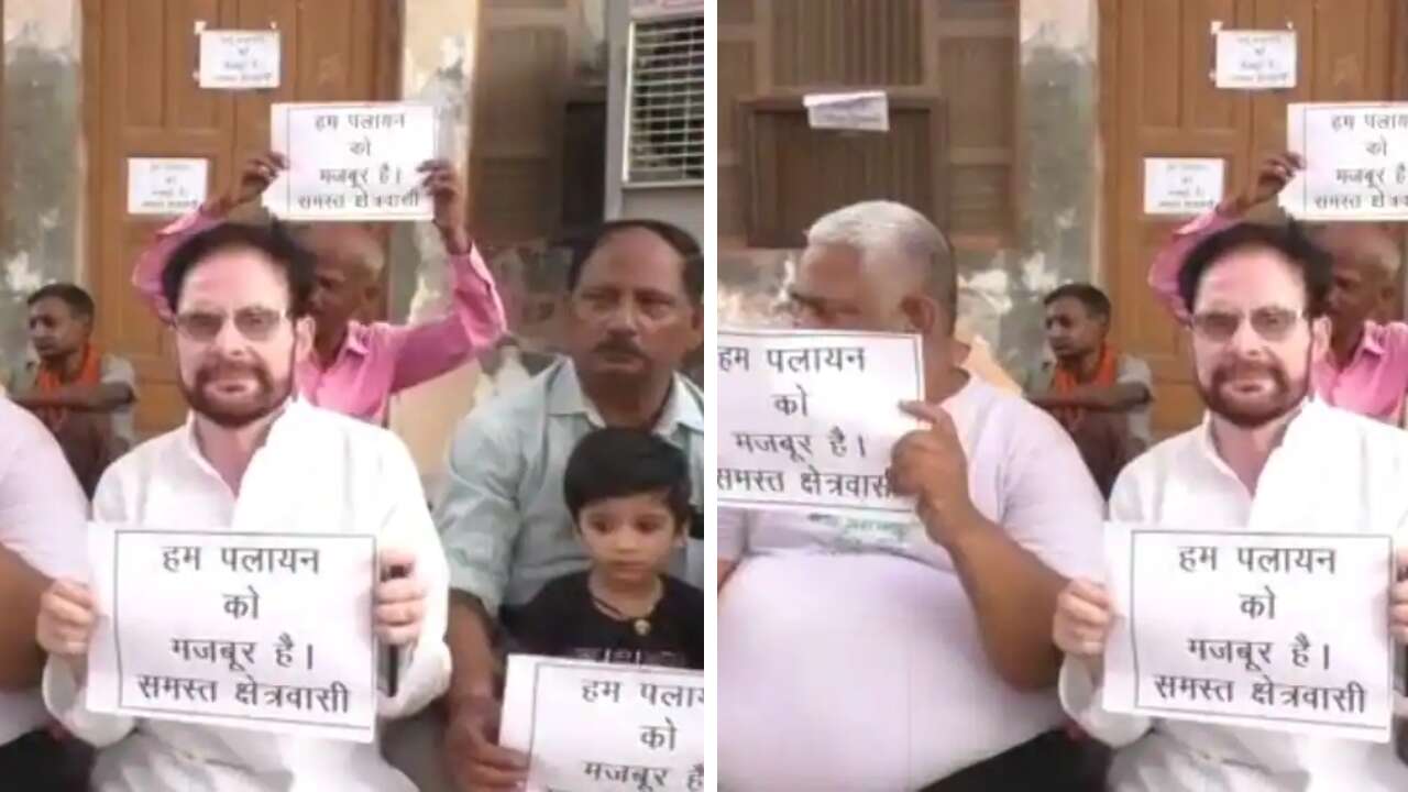 Bareilly News : हिंदू कॉलोनी में मुस्लिम शख्स के मकान खरीदने पर बवाल, लोगों ने घरों के बाहर चिपकाए पलायन के पोस्टर
