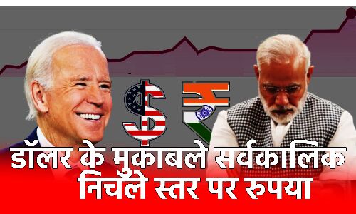 डॉलर के मुकाबले रुपया पहली बार 83 के भी पार, रुपया कमजोर नहीं डॉलर मजबूत हो रहा