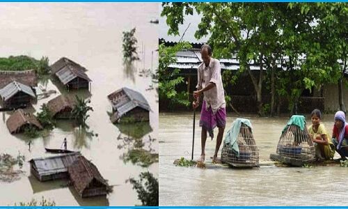 Assam floods death toll : लगातार बारिश से असम में बाढ़ हुई विनाशकारी, अब तक 139 मौतें और 25 लाख लोगों का जीवन हुआ अस्त-व्यस्त