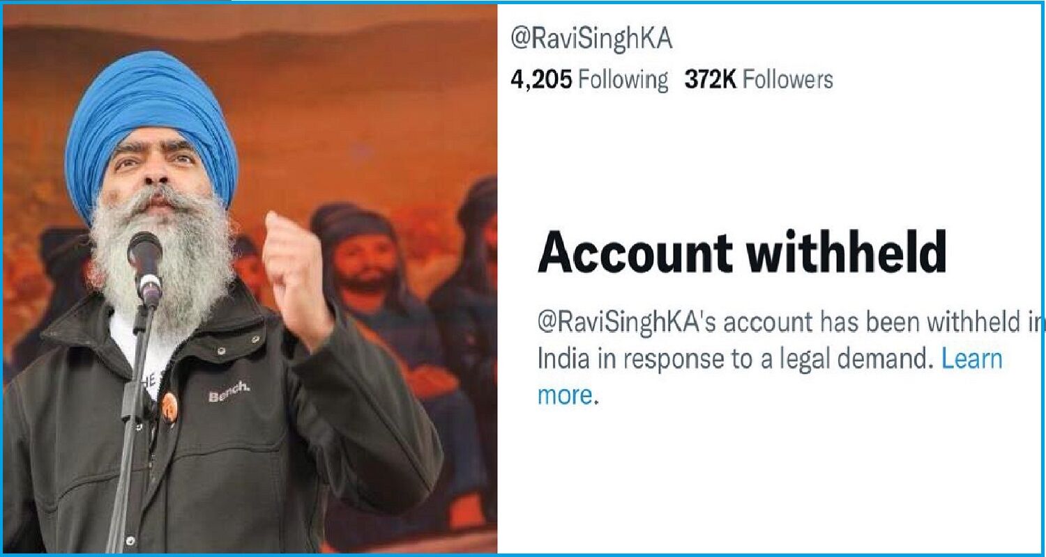Khalsa Aid chief Ravi Singh Twitter bans : खालसा एड के संस्थापक रवि सिंह का ट्विटर अकाउंट भारत में बैन