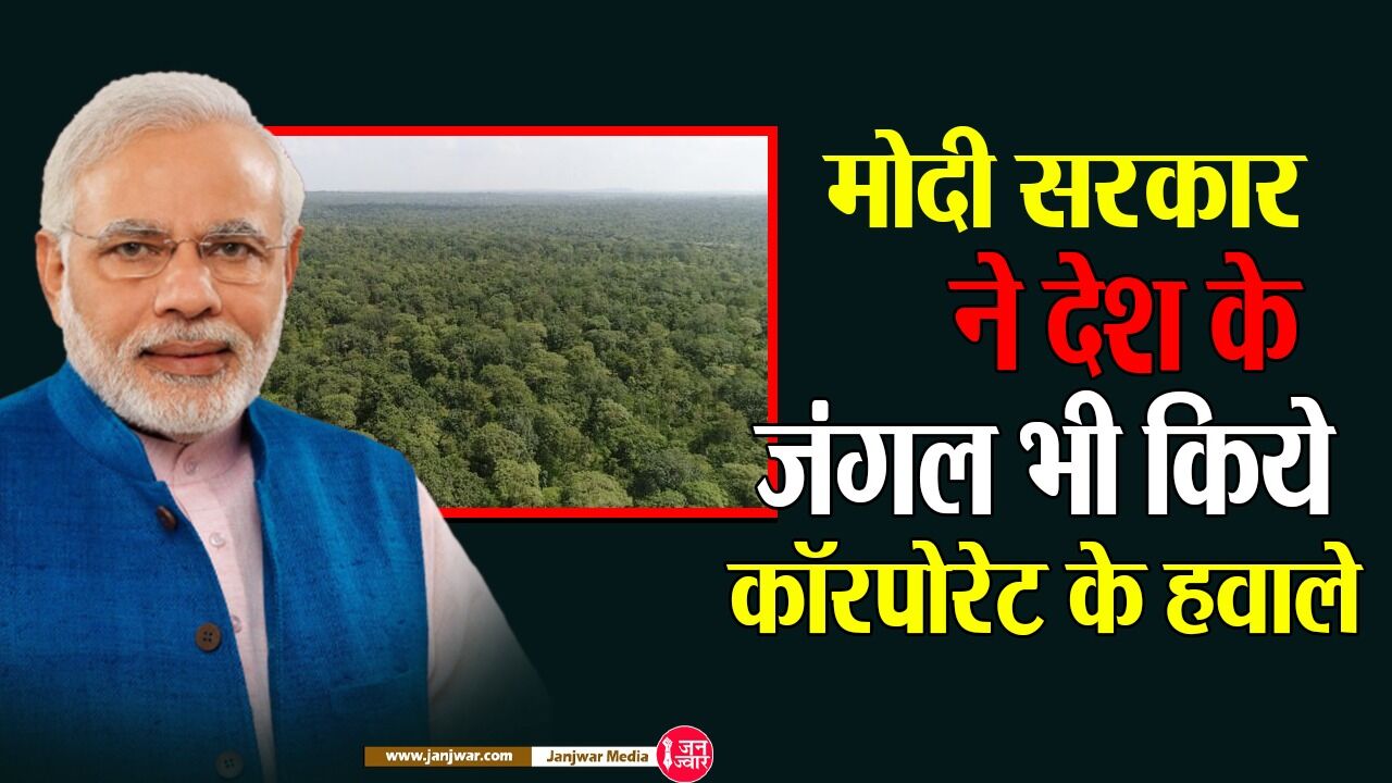जंगलों को बचाने के लिए लंबे समय से होता आया है संघर्ष, मगर अब मोदी सरकार ने कर दिया इन्हें भी कॉरपोरेट के हवाले