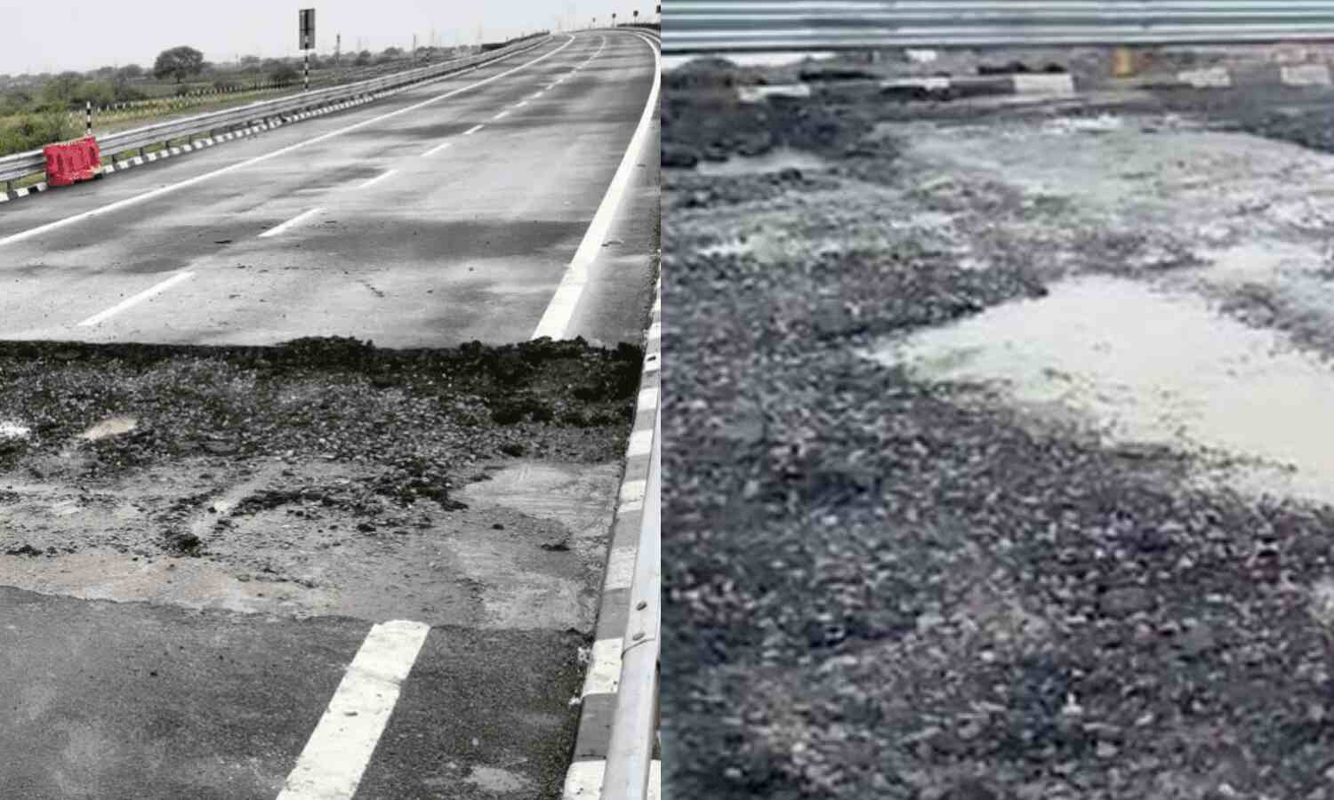 Bundelkhand Expressway : मोदी जी ने जिस बुंदेलखंड एक्सप्रेसवे का 4 दिन पहले किया था उद्घाटन, वह पहली बारिश में ही गया धंस