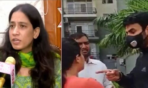 गालीबाज श्रीकांत त्यागी की पत्नी अनु का बड़ा दावा, वीडियो जारी कर खुद की जान को भाजपा सांसद महेश शर्मा से बताया खतरा