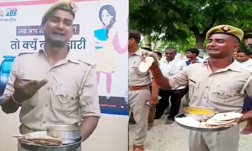 Firozabad News : मेस के खाने को लेकर जिस सिपाही ने खोली योगी प्रशासन की पोल, उसे ही पागल साबित करने में लगे अधिकारी