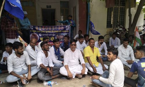 Jalore Kand : जालौर में मासूम दलित छात्र के साथ हुए जातिगत भेदभाव व हत्या के विरुद्ध बने कठोर कानून,भीम आर्मी ने धरना देकर की मांग