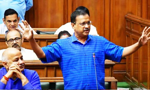 Delhi Government Confidence Motion : अरविंद केजरीवाल ने विधानसभा में रखा विश्वास मत, बोले - हमारा एक भी MLA नहीं खरीद पाई BJP