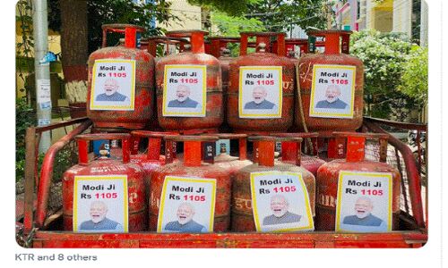 Telangana में  मोदी जी 1105 रुपए  चर्चा में क्यों, TRS ने भाजपा की दुखती रग पर रख दी हाथ, पार्टी के पास नहीं है इसका जवाब