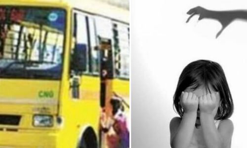 Bhopal News: स्कूल बस ड्राइवर ने तीन साल की मासूम का किया रेप, महिला हेल्पर ने भी की मदद, दोनों गिरफ्तार Bhopal News: स्कूल बस ड्राइवर ने तीन साल की मासूम का किया रेप, महिला हेल्पर ने भी की मदद, दोनों गिरफ्तार