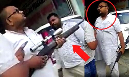 Ballia News: योगी राज में सरेआम गुंडई, बिजली कनेक्शन काटने गए जेई पर तानी बंदूक, वीडियो वायरल