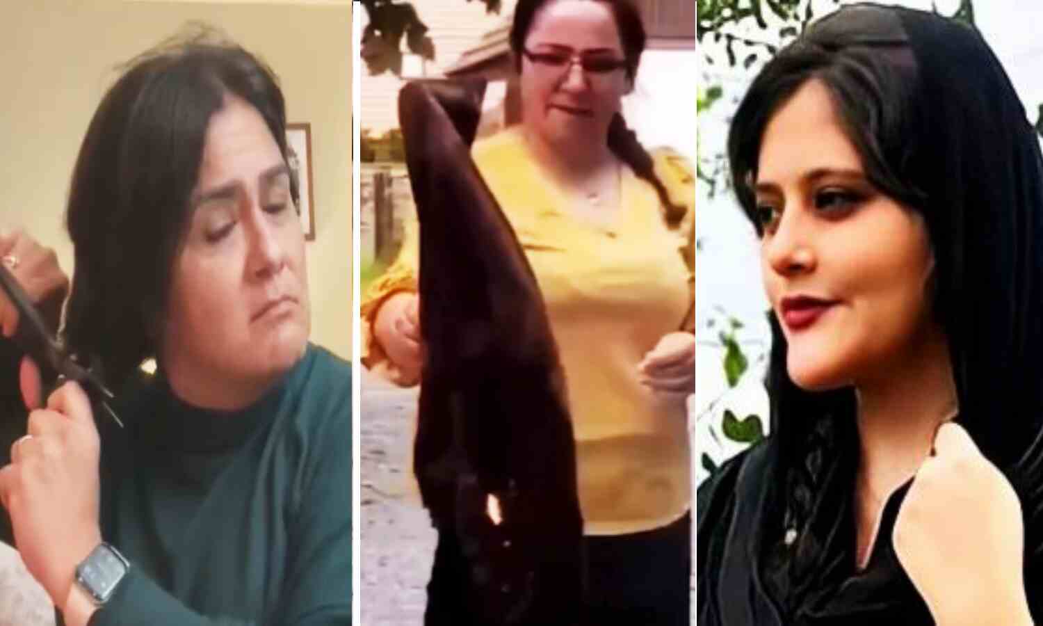 Hijab Row In Iran : महसा अमिनी की मौत पर बढ़ा बवाल, महिलाओं ने विरोध में काटे अपने बाल और जलाए हिजाब