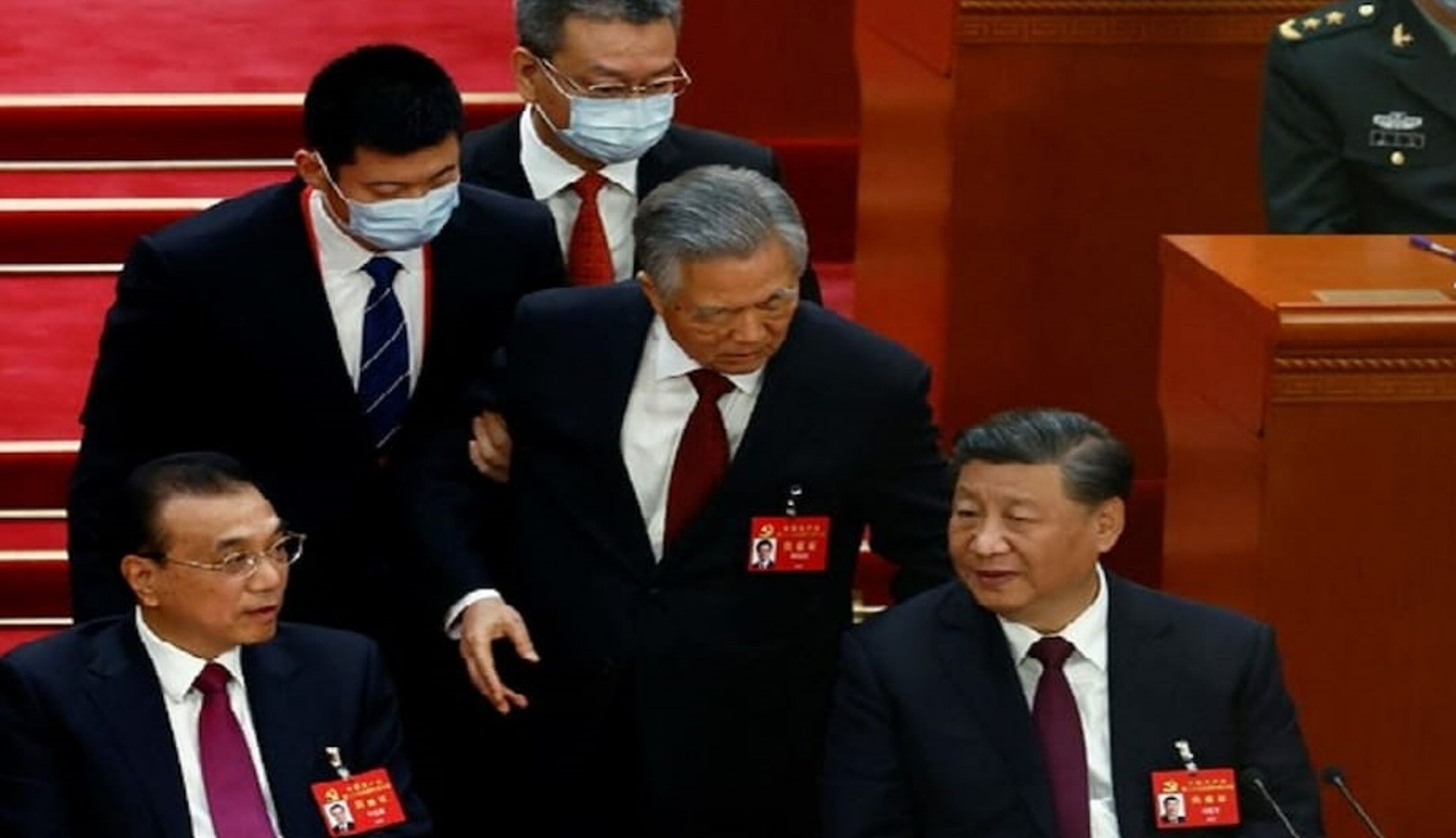 Hu Jintao: चीन में Xi Jinping की ताजपोशी से पहले बवाल- पूर्व राष्ट्रपति हू जिन्ताओ को जबरन निकाला Hu Jintao: चीन में Xi Jinping की ताजपोशी से पहले बवाल- पूर्व राष्ट्रपति हू जिन्ताओ को जबरन निकाला