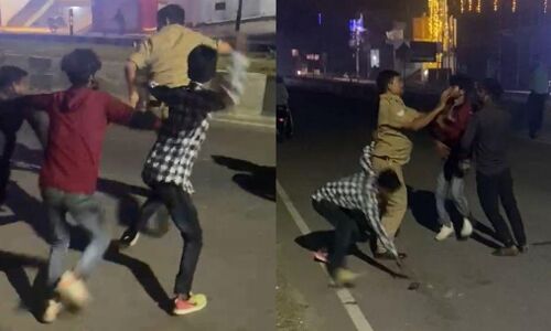 Lucknow News: लखनऊ के पारा में बीच सड़क पुलिसकर्मी की पिटाई, दौड़ा-दौड़ाकर पीटने का Video हुआ Viral