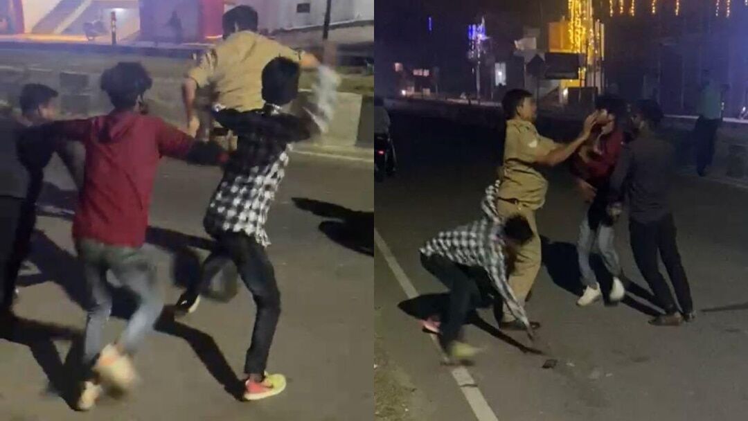 Lucknow News: लखनऊ के पारा में बीच सड़क पुलिसकर्मी की पिटाई, दौड़ा-दौड़ाकर पीटने का Video हुआ Viral