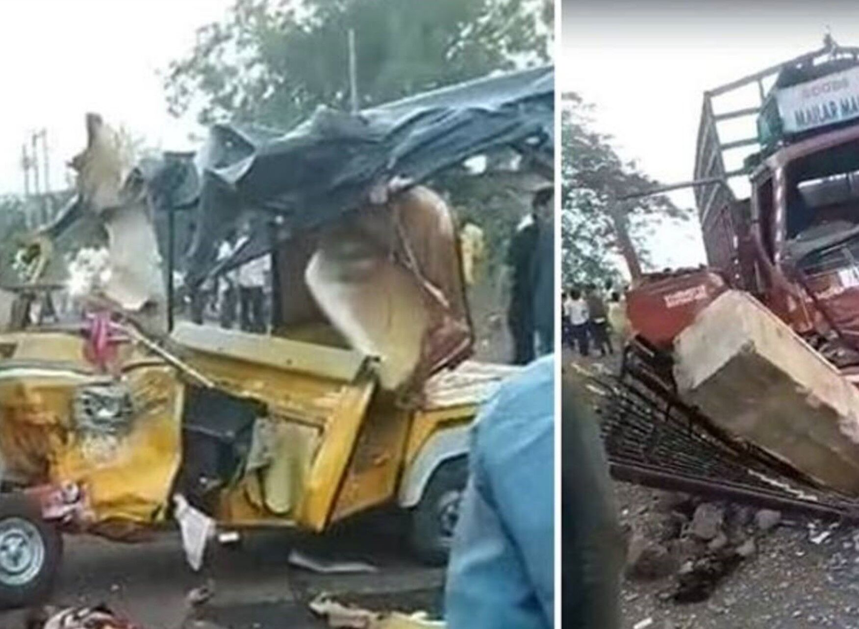 Bidar News: कर्नाटक के बीदर में ट्रक से टकराकर ऑटो रिक्शा के उड़े परखच्चे, 7 महिलाओं की मौके पर मौत