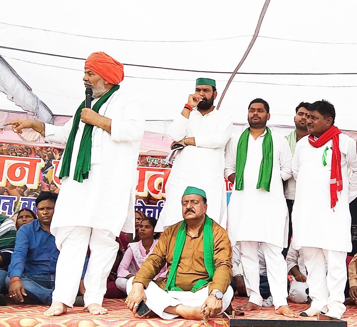 Rakesh Tikait News: जीवन-जमीन बचाने के लिए पिछले 28 दिनों से संघर्ष कर रहे किसान-मजदूरों के संघर्ष में शामिल हुए राकेश टिकैत, जानिए क्या कहा?