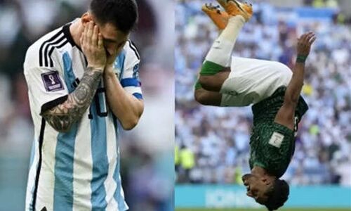 FIFA World Cup 2022: फीफा वर्ल्ड कप के तीसरे दिन ही बड़ा उलटफेर, सऊदी अरब ने खिताब की प्रबल दावेदार अर्जेंटीना को हराया