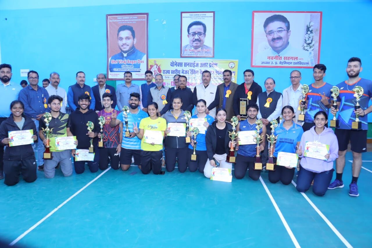 Badminton Tournament : लखनऊ की अमोलिका व बनारस के अभ्यांश बने नए यूपी चैंपियन