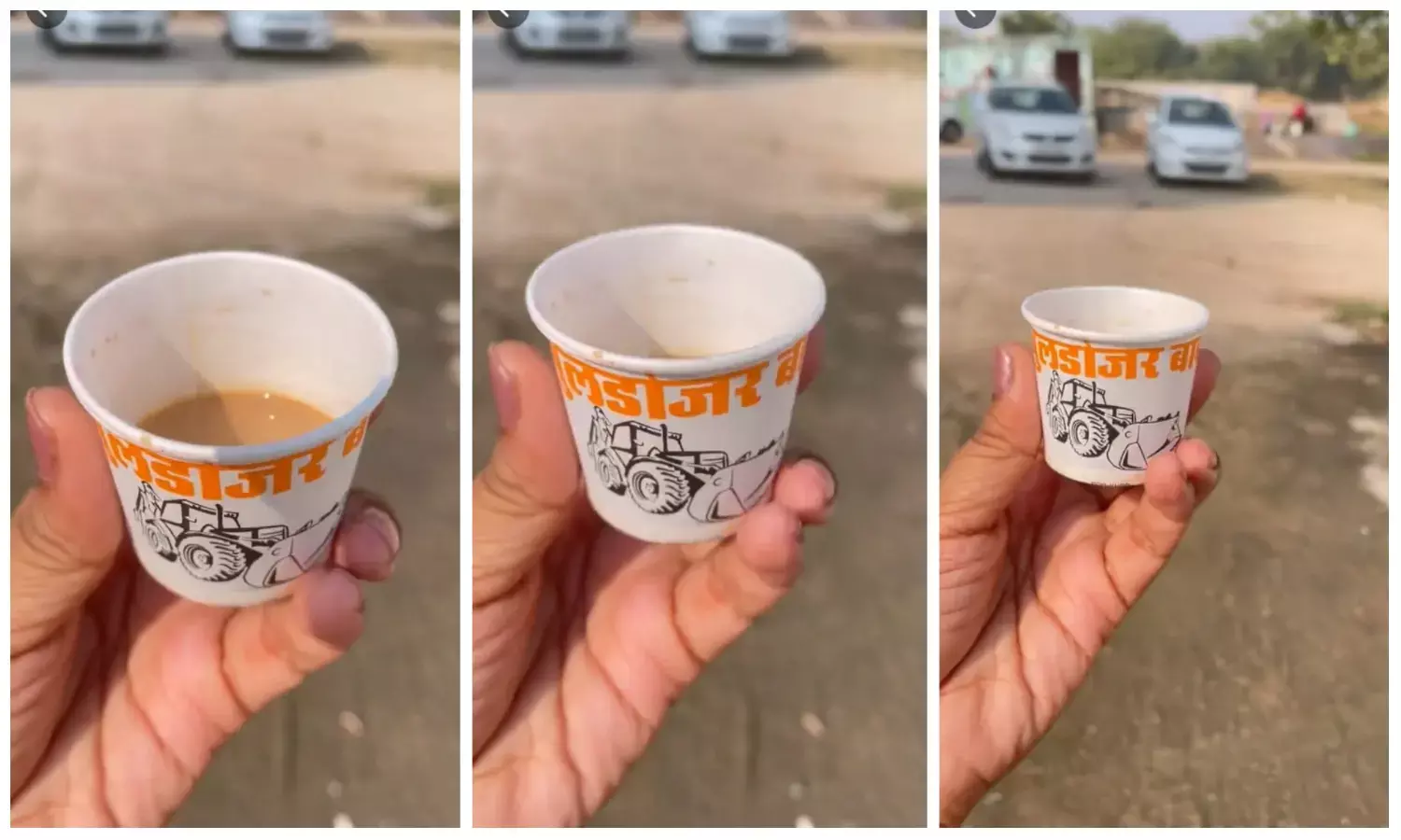 Gujrat Election 2022: गुजरात में चायवाले को मिला बाबा बुलडोजर का साथ, सोशल मीडिया पर जुगलबंदी की तस्वीर हो रही Viral