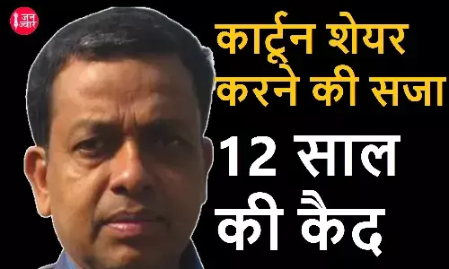 एक कार्टून शेयर करने की सजा 12 साल की कैद, निर्दोष प्रोफेसर ने क्लासरूम के बजाय जेल की सींखचों के पीछे गुजारा एक दशक से ज्यादा