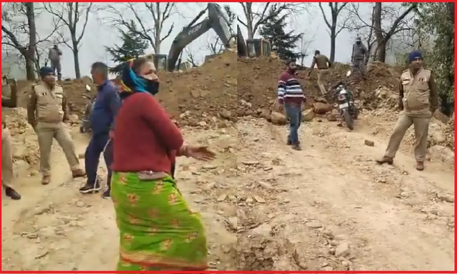 चमोली में फिर से धमकाया गया स्टोन क्रशर के विरोध में उतरीं महिलाओं को, पुलिस की भूमिका पर सवाल चमोली में फिर से धमकाया गया स्टोन क्रशर के विरोध में उतरीं महिलाओं को, पुलिस की भूमिका पर सवाल