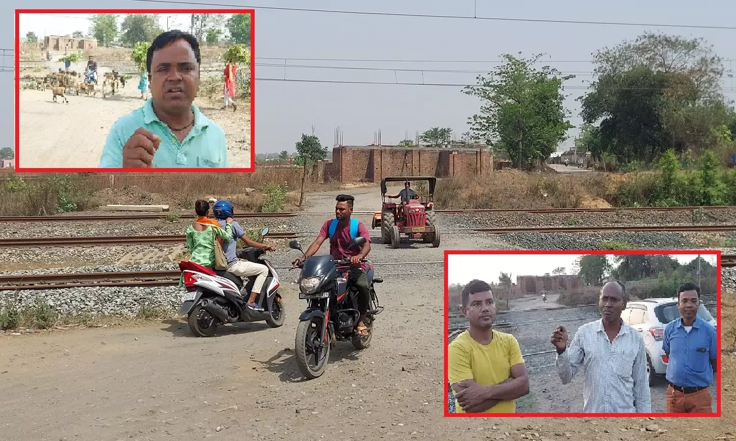 रामगढ़ में 4 दशक से रेलवे क्रॉसिंग पर दुर्घटनाओं से बचने के लिए फाटक और ​ब्रिज की मांग कर रहे आदिवासी, मगर नहीं होती कोई सुनवाई