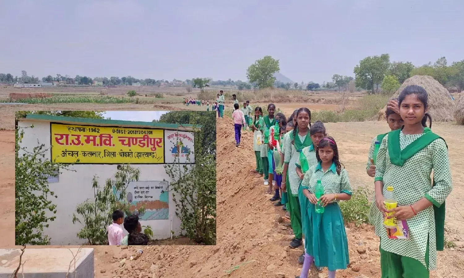 बोकारो के चंडीपुर स्कूल में छात्र पानी के अभाव में प्यासे रहने को मजबूर, सालभर से खराब पड़ा है विद्यालय का चापानल