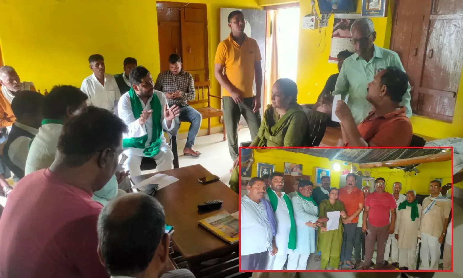 खिरिया बाग और अंडिका बाग के किसानों ने सांसद संगीता आजाद से मिलकर सुनायी अपनी तकलीफ, किसानों का पक्ष रखेंगी संसद में