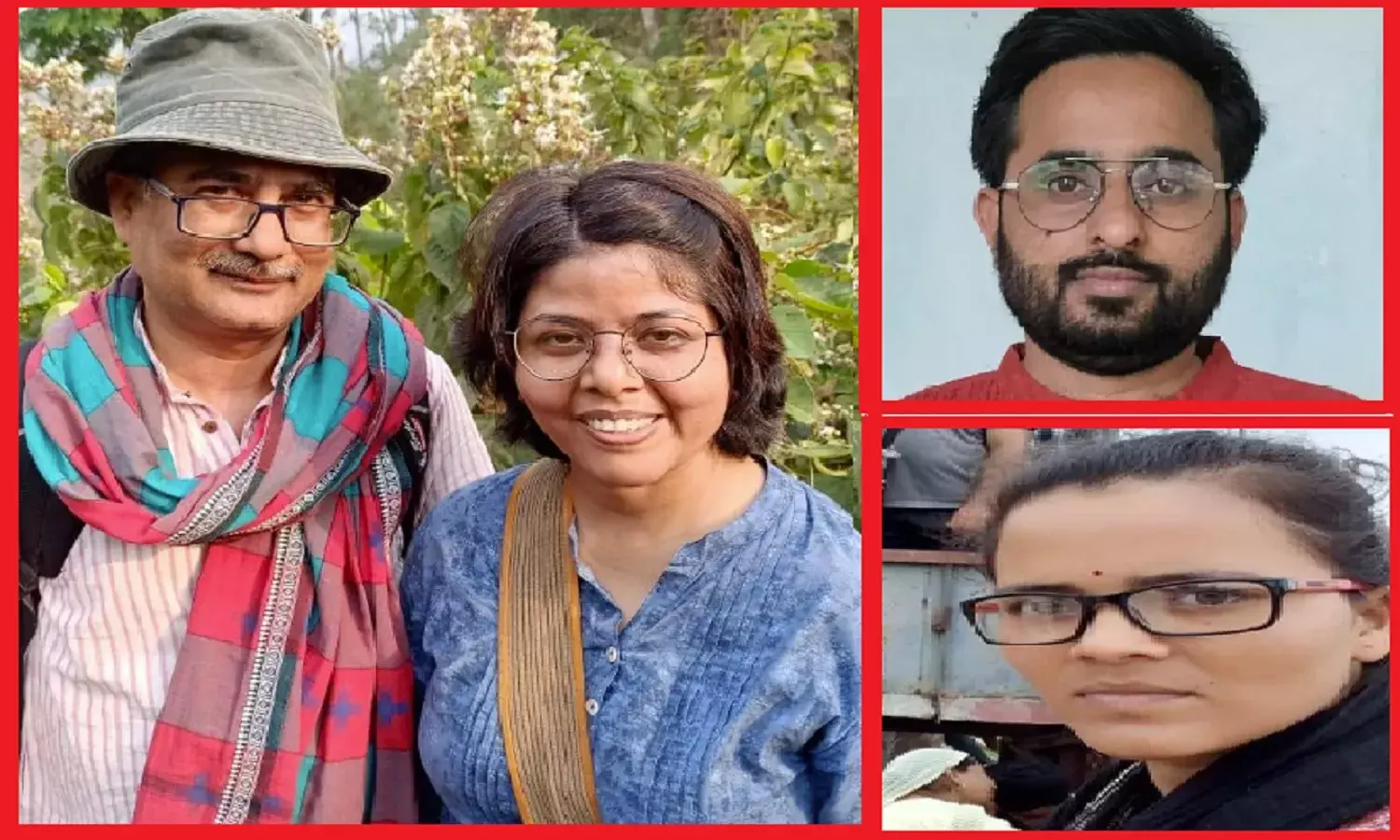 NIA की छापेमारी के बाद PUCL  प्रदेश अध्यक्ष सीमा आजाद, विश्वविजय, सोनी आजाद और रितेश विद्यार्थी की गिरफ्तारी का भारी विरोध