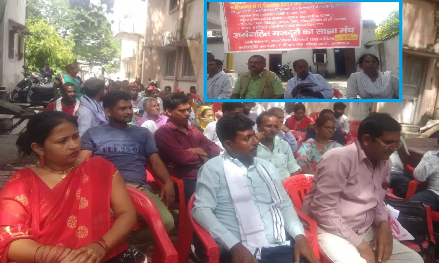 योगीराज में मजदूरों की हालत बहुत खराब, रोजी-रोटी के लिए बड़े पैमाने पर पलायन जारी योगीराज में मजदूरों की हालत बहुत खराब, रोजी-रोटी के लिए बड़े पैमाने पर पलायन जारी