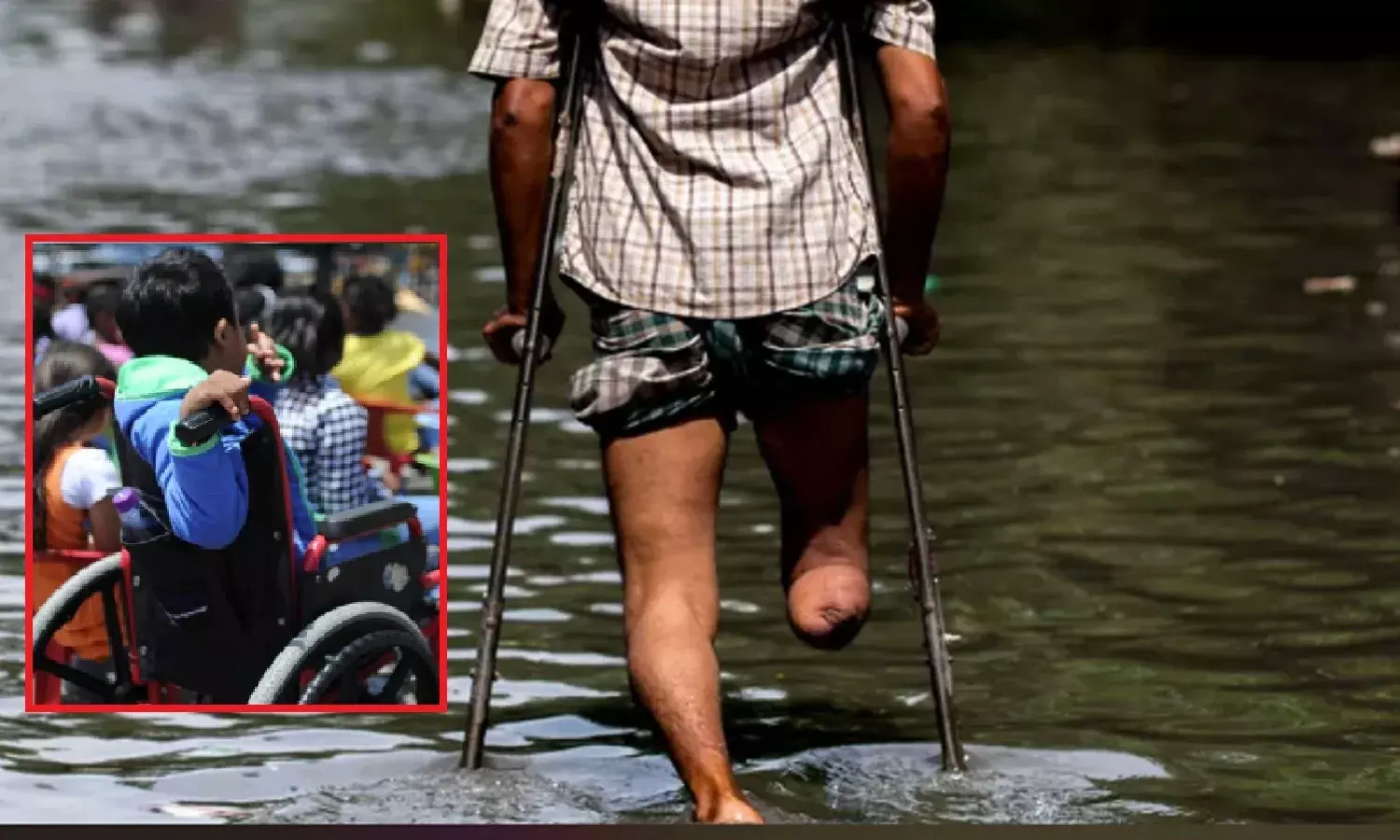 कभी किसी दिव्याँग बच्चे की नज़र से भी देखिये जलवायु परिवर्तन, लू, बाढ़, बारिश और तूफान इनके लिए गंभीर चुनौती