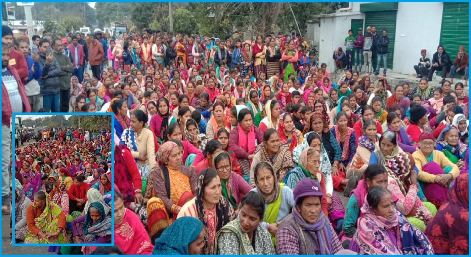 3 माह से आदमखोर को पकड़ने-मारने की मांग को लेकर आंदोलन कर रहे ग्रामीण-मगर सरकार के कान में नहीं रेंग रही जूं-अब बाघ ने दुर्गा देवी को बनाया निवाला