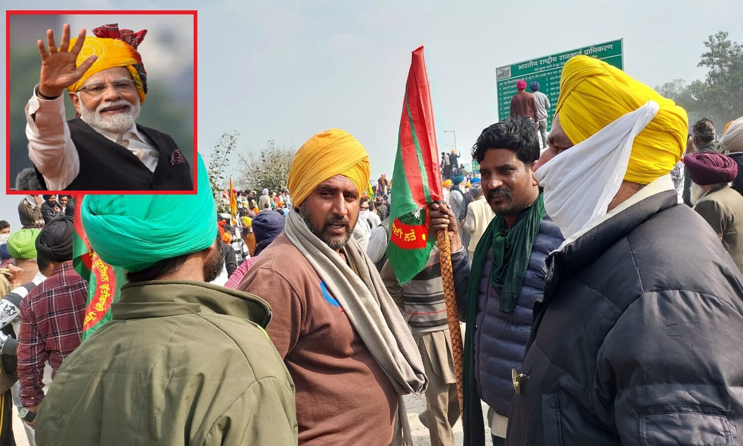 5 दिन पहले चौधरी चरण सिंह को भारत रत्न देते समय किसान अधिकारों की बात करने वाले मोदी की सरकार अब उनसे कर रही आतंकियों सा व्यवहार !